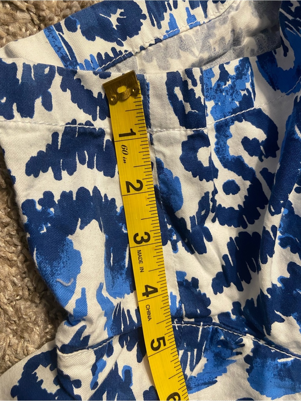 Lilly Pulitzer Navy Beach Bathers Women’s 8 The Callahan Short Shorts - Picture 7 of 7